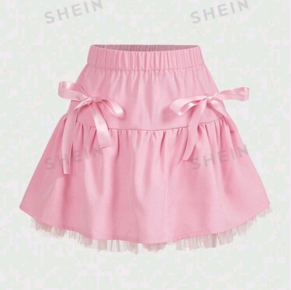 Kawaii Pink Ruffle Skirt. Various sizes available